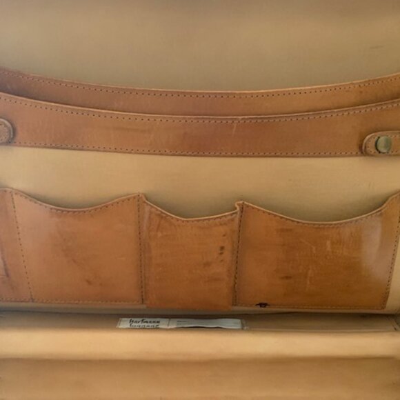 Hartmann Vintage Tweed and Leather Briefcase - Picture 12 of 13